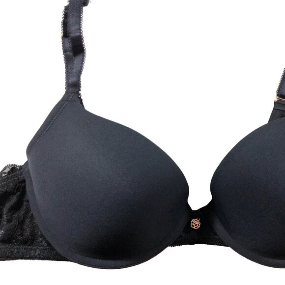 Skarlett Blue Navy Blue Lace Adjustable Bra 34B - Picture 6 of 6